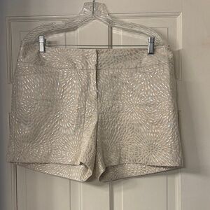 The Limited Beige Patterned Women Shorts